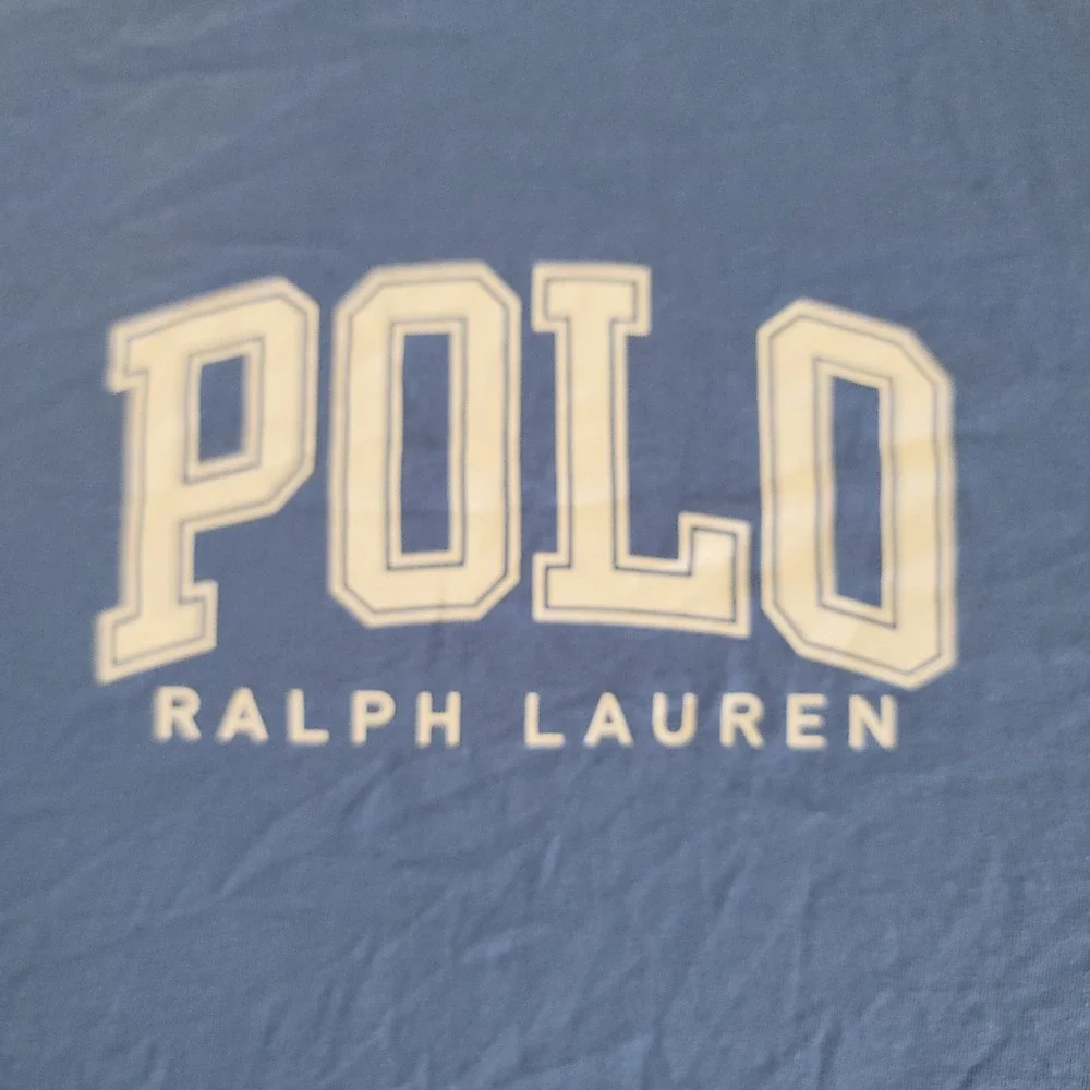 Polo Ralph Lauren T-Shirt Mens XL Blue Classic Fit Graphic Logo Cotton Tee